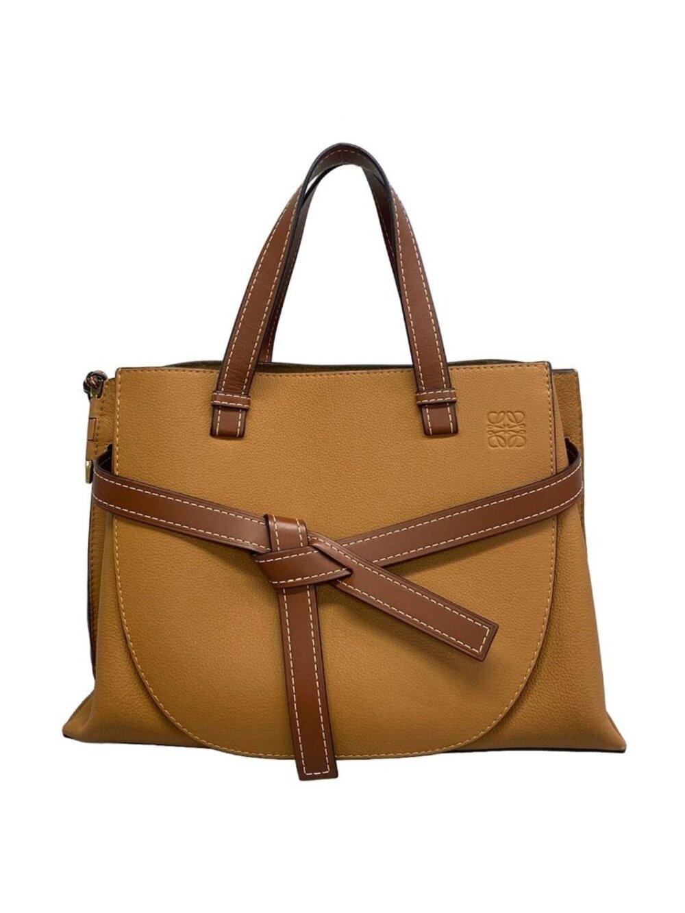 Loewe Handbag Gate Top Handle Bag Small 321.12 Brown